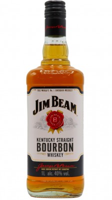 Jim Beam White Label (1 Litre) 4 year old