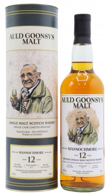 Mannochmore Auld Goonsy's Single Cask Single Malt 12 year old