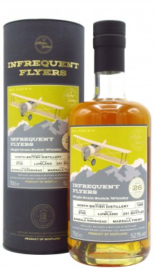 North British Infrequent Flyers Single Cask #5742 Single Grain 1995 26 year old