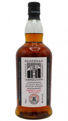 Kilkerran Cask Strength 100% Sherry Maturation 8 year old