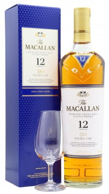 Macallan Tasting Glass & Double Cask 12 year old