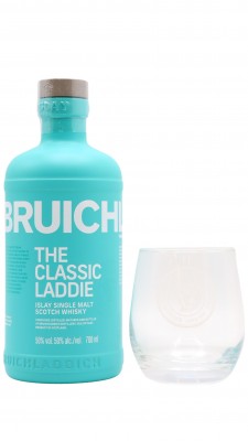 Bruichladdich Branded Glass & The Classic Laddie