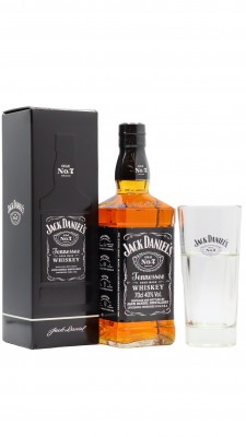 Jack Daniel's Highball Glass, Gift Box & Old No. 7