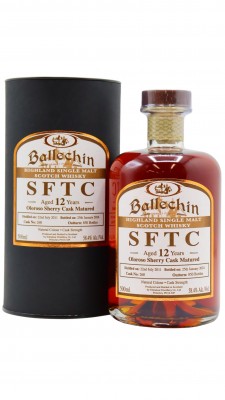 Ballechin Straight From The Cask 2011 12 year old