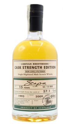 Scapa Chivas Brothers Cask Strength Edition 1993 15 year old