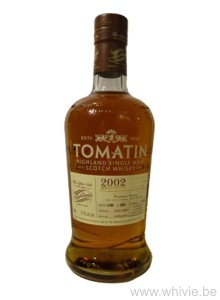 Tomatin 14 Year Old 2002 Selected Single Cask Bottling