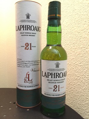 21 year Friends of Laphroaig exclusive - 35cl bottle - 48.4% ABV
