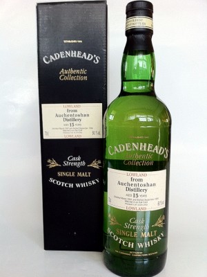 Auchentoshan 15 Year Old Cask Strenght Cadenhead's Authentic Collection