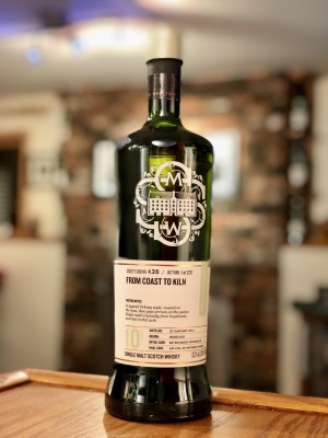 Highland Park SMWS 4.319 (10 year - Jan. 2011) "From coast to kiln" - After 6 years ex-bourbon hogshead, transferred to a 1st-fill ex-bourbon barrel - 63.3% ABV